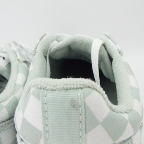 Vans Off The Wall Mint Green Checkerboard Skater Lace Up Sneakers Size 8.5 - Picture 13 of 14